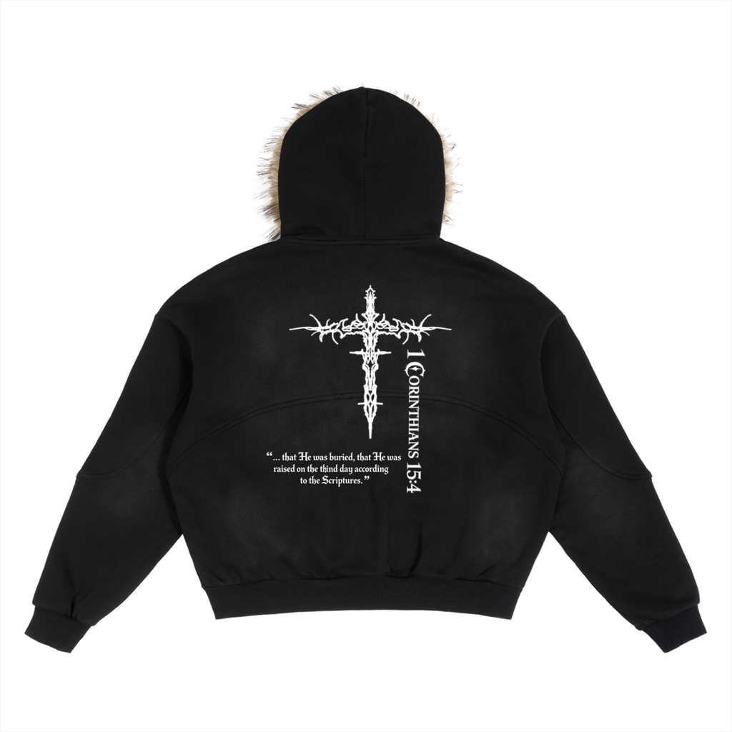 Third Day: Fur-Lined Zip Hoodie